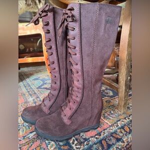 Sorel Joan of Arctic Wedge Ii Tall Lace Boots